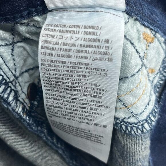 Abercrombie & Fitch Jeans Women 6 Dark Wash Denim Super Skinny Ankle Zip Midrise - Picture 11 of 12